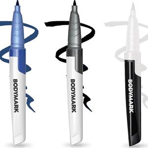 BodyMark Celestial Set of 3 Temporary Tattoo Markers for Skin, Premium Brush Tip